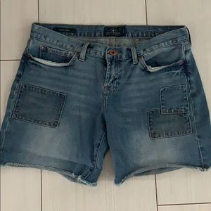 Lucky Brand Studded Pocket Jean Shorts – Size 8 | Boho Festival Denim